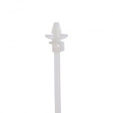 Nsi 640-PM Cable Tie Natural Push Mt 6 inch 40lb 100 Cable Tie Natural Push Mt 6" 40lb 100 Price For 100