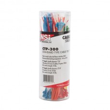 Nsi CTP-300 Cable Tie Canister Pk Asst Colors Lengths Cable Tie Canister Pk Asst Colors Lengths Price For 100