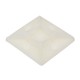 Nsi FTH7A Adhesive Tie Mount Natural 1x1 inch 100 Adhesive Tie Mount 1 Inch, 100 Per Bag Price For 100