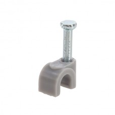 Nsi PNC-197G Poly Nail Clip Grey .197x.299 inch 100 Poly Nail Clip Grey .197x.299" 100 Price For 100