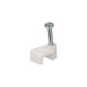 Nsi PNC-217W Poly Nail Clip White .217x.216 inch 100 Poly Nail Clip White .217x.216" 100 Price For 100