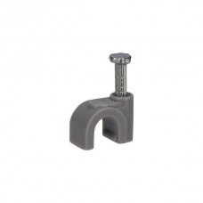 Nsi PNC-236G Poly Nail Clip Grey .236x.354 inch 100 Poly Nail Clip Grey .236x.354" 100 Price For 100