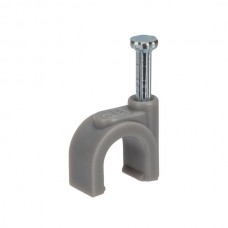 Nsi PNC-315G Poly Nail Clip Grey .315x.453 inch 100 Poly Nail Clip Grey .315x.453" 100 Price For 100