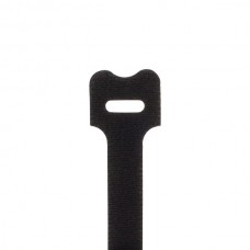 Nsi V1275 Cable Tie Velcro Black 12 inch 10ft 10 Ft Roll Black Velcro Cable Tie (Perforated Every 12"), 1 Price For 1