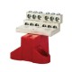Nsi 1012B 12 Circuit Stacked Neutral C/W 225A Stacked Neutral Bar, 4-14 AWG 12 Circuits - With Mtg Base Price For 1