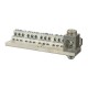 Nsi 1030M 30 Circuit Stacked Neutral 225A Stacked Neutral Bar, 4-14 AWG 30 Circuits &amp; 350 MCM - 6 AWG Main Lug Price For 1