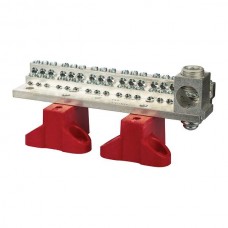 Nsi 1036MB 36 Circuit Stacked Neutral C/W P1 225A Stacked Neutral Bar, 4-14 AWG 36 Circuits &amp; 350 MCM - 6 AWG Main Lug With Mtg Base Price For 1
