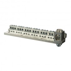 Nsi 1042M 42 Circuit Stacked Neutral +Main 225A Stacked Neutral Bar, 4-14 AWG 42 Circuits &amp; 350 MCM - 6 AWG Main Lug Price For 1
