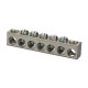 Nsi 4-14-717 7 Hole AL Neutral Bar Aluminum Multiple Connector, 4-14 AWG, 7 Holes 5 Circuits Price For 100