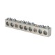 Nsi 4-14-937 9 Hole AL Neutral Bar Aluminum Multiple Connector, 4-14 AWG, 9 Holes 7 Circuits Price For 100