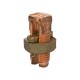 Nsi N-4L Copper Split Bolt 4 3 wire 4 AWG 3 Wire Copper Split Bolt Price For 75