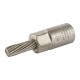 Nsi PT350 Aluminum Pin Terminal Cu Pin 350 MCM Bi Metallic Pin Terminal, 350 MCM Wire Size, 4/0 AWG Tin Plated STRanded Cooper Pin, BROWN Price For 10