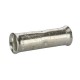 Nsi SC-250B Copper Compression Splice Short 250 MCM Copper Tin Plated Compression Splice For Flexible Cable, Bell Ends, (See Catalog For Chart), YELLOW Price For 25