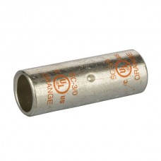 Nsi SC-3/0 Copper Compression Splice Short 3/0 AWG Tinned Copper Splice- Standard Barrel, 3/0 AWG, ORANGE Price For 25