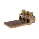 Nsi TL250-3L2 Terminal Lug 300-4/0 Bronze 300 MCM - 4/0 AWG, 3 Wire Cast Bronze Terminal Lug W/ (2)1/2"Mtg Holes Price For 4