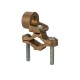 Nsi EG-5 Ground Clamp HD w/Adapter Ground Clamp 1/2" - 1" Water Pipe, 1/2" Conduit Hub, 6 STRanded Ground Max  UL467 cULus CSA  Price For 15
