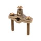 Nsi G-1-SDBR-SB Ground Clamp 3/8-1 inch DB Rated Rebar Heavy Duty Bronze Ground Clamp-Direct Burail For Rebar,  Silicon Bronze Hardware, 3/8" - 1" Pipe Size, 2 AWG Ground Wire Max Price For 20