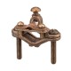 Nsi G-20DB Ground Clamp 1/2-1 inch w/Armored DB Rated Direct Burial Ground Clamp With Adapters, 1/2" - 1" Water Pipe Size, 4 STR Ground Wire Max,  UL CSA Price For 6