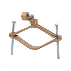 Nsi G-22 Ground Clamp HD 4 1/2-6 inch w/ 3/4 inch Rigid Heavy Duty Bronze Ground Clamp For Rigid Conduit, 3/4" Conduit Hub, 4 1/2" - 6" Water Pipe, 3/0 STR Ground Wire Max,  cULus CSA Price For 3