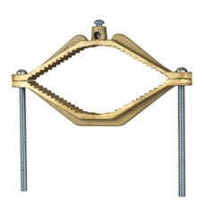 Nsi G-6-S Ground Clamp HD 4 1/2-6 inch Bronze Ground Clamp, 4 1/2" - 6" Water Pipe Size, 2 STR Ground Wire Max  cULus Price For 3