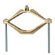 Nsi G-6-S Ground Clamp HD 4 1/2-6 inch Bronze Ground Clamp, 4 1/2" - 6" Water Pipe Size, 2 STR Ground Wire Max  cULus Price For 3