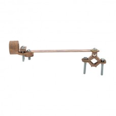 Nsi G-79 Ground Clamp 1/2-1 inch w/ 3/4 inch Hub Bronze Ground Clamp For Rigid Conduit W/ Flexible Copper STRap, 3/4" Conduit Hub, 1/2" - 1" Water Pipe Size, 2/0 STR Ground Wire Max,  cULus CSA Price For 12