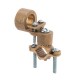 Nsi G-9 Ground Clamp HD 1/2-1 inch w/ 1 inch Rigid Heavy Duty Bronze Ground Clamp For Rigid Conduit, 1" Conduit Hub, 1/2" - 1" Water Pipe, 3/0 STR Ground Wire Max,  cULus CSA Price For 12