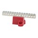 Nsi GBA2-14 Isolated Ground Bar AL 14 Circuit Aluminum Isolated Ground Bar, Al/Cu, 2 -14 AWG Wire Range, 14 Circuit Price For 2