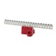 Nsi GBA2-20 Isolated Ground Bar AL 20 Circuit Aluminum Isolated Ground Bar, Al/Cu, 2 -14 AWG Wire Range, 20 Circuit Price For 2