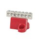 Nsi GBA2-7 Isolated Ground Bar AL 7 Circuit Aluminum Isolated Ground Bar, Al/Cu, 2 -14 AWG Wire Range, 7 Circuit Price For 3