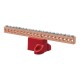 Nsi GBC2-20 Isolated Ground Bar CU 20 Circuit Copper Isolated Ground Bar, 2-14 AWG Wire Range, 20 Circuit Price For 2