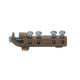 Nsi GBIBZ-126-4414 Grounding Bonding Intersystem Bronze Grounding Bonding Intersystem Bronze (1)#2-#6 Main With (4)#4-#14Taps,  cULus Price For 1