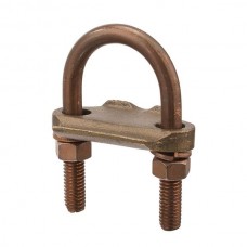 Nsi UC-115 Heavy Duty U Bolt Ground Clamp 1 Cond. Heavy Duty Ground Conn. 1" Pipe, Cable Range 250-2/0,  UL Price For 12