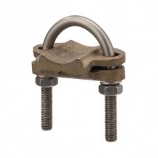 Nsi UC-127 Heavy Duty U Bolt Ground Clamp 1 Cond. Heavy Duty Ground Conn. 1.5" Pipe, Cable Range 250-2/0,  UL Price For 12