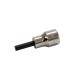 Nsi TWHB38316 Hex Bit 3/8 In. Socket, 3/16 In. Hex Hex Bit 3/8 In. Socket, 3/16 In. Hex Price For 1