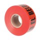 Nsi ULT-327 3 inch Red  inchBuried Electric Line Below inch 3"  Red Underground Line Tape "Caution Buried Electric Line Below" Price For 1