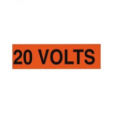 Nsi VM-A-5 Voltage Markers 220 Volts Voltage Markers 220 Volts, 1ea. 9x2.25" Price For 1