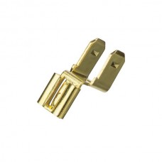 Nsi 250-3-Z-BULK .250 Bare Twin Connector .250 X .032 Bare Male/Female Adapter, 1000/Pack Price For 1000