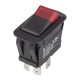 Nsi 77030RQ Lighted Rocker Maintained Lighted Rocker Maintained On/Off Dpst Red Price For 1