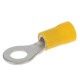 Nsi R12-14V-S 12-10 Vinyl Ring 1/4 inch Stud 12-10 AWG Vinyl Insulated Ring 1/4" Stud - Small Pack of 20 Price For 1