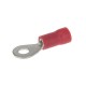 Nsi R22-6V-S 22-18 Vinyl Ring #6 Stud 22-18 AWG Vinyl Insulated Ring #6 Stud -Small Pack Of 25 Price For 1
