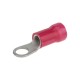 Nsi R8-14V-BULK #8 Vinyl Ring 1/4 inch Stud, 250 Per Pack 8 AWG Vinyl Insulated Ring 1/4" Stud, 250 Per Pack Price For 250