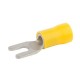 Nsi S12-6V-P 12-10 Vinyl Spade #6 Stud 50Pc. PRO Pack 12-10 AWG Vinyl Insulated Spade Terminal #6 Stud, 50 Pc. PRO Pack Price For 1