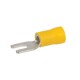 Nsi S12-6V-S 12-10 Vinyl Spade #6 Stud 12-10 AWG Vinyl Insulated Spade #6 Stud - Small Pack Of 15 Price For 1