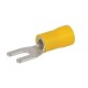 Nsi S12-8V-S 12-10 Vinyl Spade #8 Stud 12-10 AWG Vinyl Insulated Spade #8 Stud - Small Pack Of 15 Price For 1