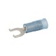 Nsi S16-10N-F 16-14 Nylon Flange Spade, 100 Per Pack 16-14 AWG Nylon Insulated Flange Spade, 100 Per Pack Price For 100