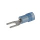 Nsi S16-6N 16-14 Nylon Spade #6 Stud 16-14 AWG Nylon Insulated Spade #6 Stud, 100 Per Pack Price For 100