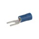 Nsi S16-6V 16-14 Vinyl Spade #6 Stud, 100 Per Pack 16-14 AWG Vinyl Insulated Spade #6 Stud, 100 Per Pack Price For 100