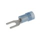 Nsi S16-8N 16-14 Nylon Spade #8 Stud, 100 Per Pack 16-14 AWG Nylon Insulated Spade #8 Stud, 100 Per Pack Price For 100