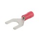 Nsi S22-14V 22-18 Vinyl Spade 1/4 Stud, 100 Per Pack 22-18 AWG Vinyl Insulated Spade 1/4"Stud, 100 Per Pack Price For 100